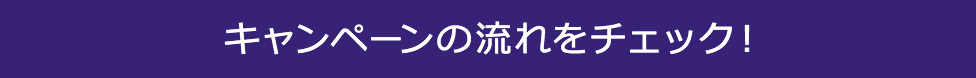 キャンペーンの流れをチェック!