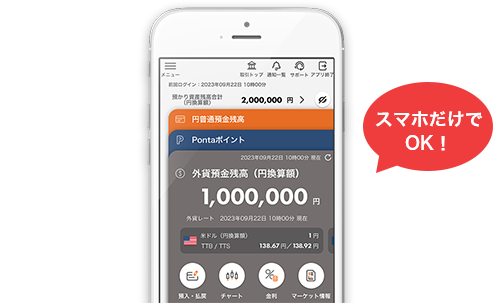 スマホだけでOK！